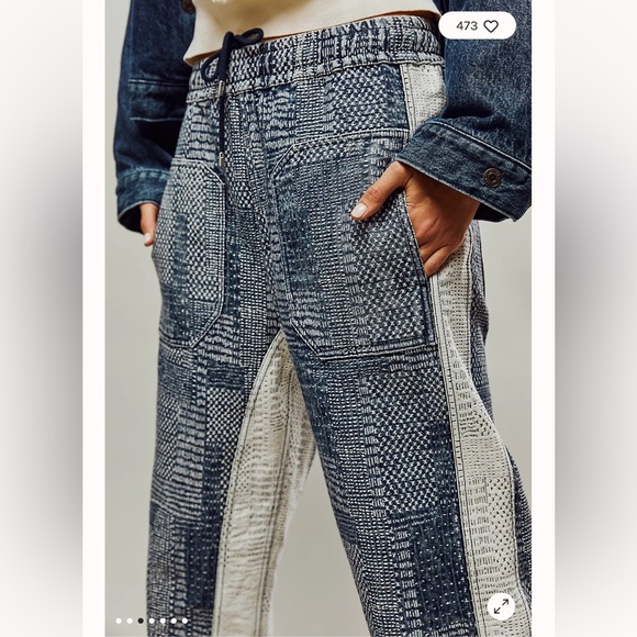 Free People We The Free Misfit Boro Harem Jeans - Picture 6 of 10